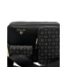 POLLINI BORSA NERA A TRACOLLA DA DONNA CON DUE TASCHE IN STAMPA HERITAGE 