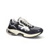 PREMIATA SHARKY_409 SNEAKER REALIZZATA IN UN MIX DI MATERIALI BLUE