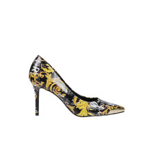 Versace Jeans Couture Décoletté Nera da Donna con stampa Barocco all over