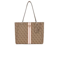 GUESS NOELLE TOTE BAG A SPALLA LOGO "4G" ALL-OVER