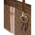 GUESS NOELLE TOTE BAG A SPALLA LOGO "4G" ALL-OVER