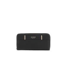 GUESS PORTAFOGLIO ANADELA NERO GRANDE CON LOGO 
