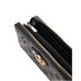 GUESS GERTY PORTAFOGLIO GRANDE NERO LOGO ALL-OVER IMPRESSO