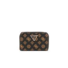 GUESS LAUREL PORTAFOGLIO MEDIO MOCHA CON LOGO ALL-OVER