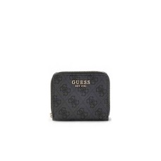 GUESS LAUREL PORTAFOGLIO PICCOLO NERO LOGO ALL-OVER 4G 