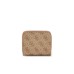 GUESS LAUREL PORTAFOGLIO PICCOLO MARRONE LOGO ALL-OVER 4G 