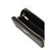 GUESS LAUREL PORTAFOGLIO MEDIO NERO CON LOGO ALL-OVER 4G