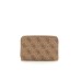 GUESS LAUREL PORTAFOGLIO MEDIO MARRONE CON LOGO ALL-OVER 4G