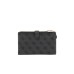 GUESS PORTAFOGLIO LAUREL NERO LOGO ALL-OVER