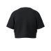 Dsquared2 T-shirt corta nera in cotone oversize a manica corta con maxi logo DSQUARED2 ICON