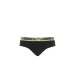 Emporio Armani Set 3 Slip in cotone stretch con vita elastica e logo bold monogram 1117341P71510281