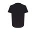 SUN68 T-SHIRT IN COTONE A MANICA CORTA BLACK CON LOGO SUN68 ORANGE FLUO 