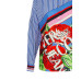 Versace Jeans Couture Camicia Multicolor con logo a contrasto nella parte anteriore