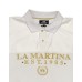 La Martina Polo da Uomo Bianca Logo e inserti a contrasto