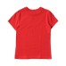 Moschino T-shirt rossa a manica corta con maxi stampa Teddy Bear 