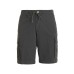 Emporio Armani Swimwear Bermuda Multitasche in Cotone Verde Militare da Uomo
