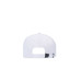 VERSACE JEANS COUTURE CAPPELLO BASEBALL UNISEX WHITE CON LOGO LETTERING RICAMATO BLACK
