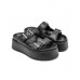 WINDSORSMITH SANDALO TWILIGHT BLACK SOFT IN LEATHER CON PLATFORM 