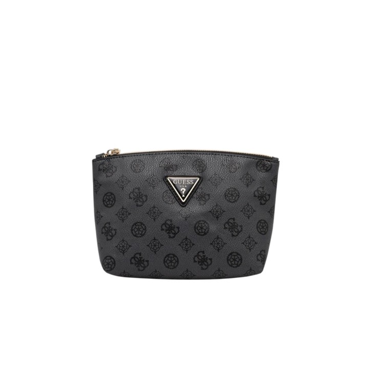 GUESS BEAUTY CASE WILDER CON 4G LOGO ALL-OVER NERA