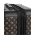 GUESS WILDER VALIGIA TROLLEY MEDIO MARRONE CON LOGO ALL-OVER