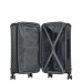 GUESS WILDER VALIGIA TROLLEY MEDIO NERO CON LOGO ALL-OVER