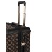 GUESS WILDER VALIGIA TROLLEY GRANDE MARRONE CON LOGO ALL-OVER