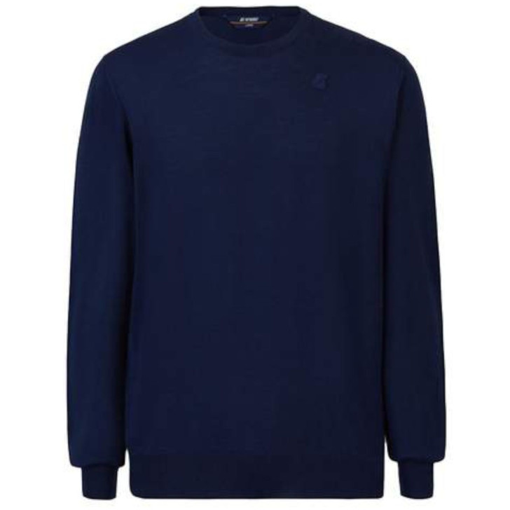 K-Way Maglioncino maglioncino a gircollo blu da uomo 