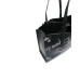 Emporio Armani Borsa a spalla Nera con Logo Lettering All Over