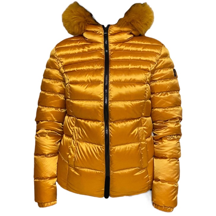 RefrigiWear Giubbotto Senape con cappuccio