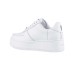 Windsor Smith Sneakers da Donna in pelle bianca con accessorio argento