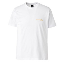 Automobili Lamborghini T-shirt bianca con logo 