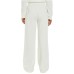 GUESS PANTALONE WHITE PEONY LOGO ALL OVER 