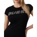 GUESS T-SHIRT KIARA NERA CON STRASS