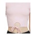 Guess crop top rosa con mini logo