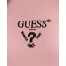 GUESS T-SHIRT COLETTE ROSA LOGO A CONTRASTO