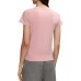 GUESS T-SHIRT COLETTE ROSA LOGO A CONTRASTO