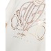 GUESS T-SHIRT CREMA CON ORSO E LOGO STRASS 