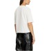 GUESS T-SHIRT CREMA CON ORSO E LOGO STRASS 
