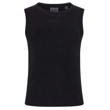 GUESS TOP GELSEY NERO CON LOGO LETTERING 