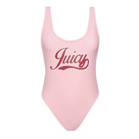 Juicy Couture Costume intero rosa con logo 