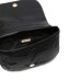 Versace Jeans Couture BORSA CROSSBODY BLACK CON LOGO STELLE ALL OVER E CATENA DORATA CON PENDENTI 