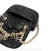 Versace Jeans Couture BORSA CROSSBODY BLACK CON LOGO STELLE ALL OVER E CATENA DORATA CON PENDENTI 