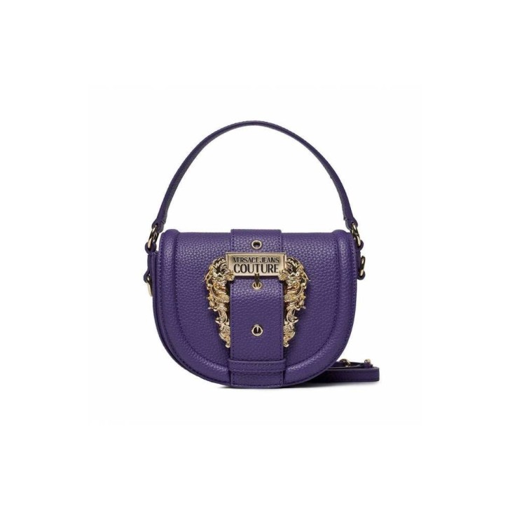 Versace Jeans Couture BORSA A MANO VIOLA CON TRACOLLA ESTRAIBILE