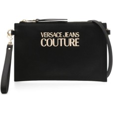 Versace Jeans Couture BORSA POCHETTE BLACK CON LACCIO DA POLSO E TRACOLLA REGOLABILE