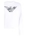 Emporio Armani Felpa con stampa aquila fantasia da Donna