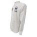 La Martina Camicia REGULAR FIT Bianca in cotone a manica lunga con maxi patch ricamati a rilievo