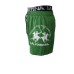La Martina Boxer da Mare Verde con maxi logo a contrasto bianco e vita elasticizzata con logo lettering