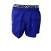 La Martina Boxer da Mare Clematide Blu con maxi logo a contrasto bianco e vita elasticizzata con logo lettering