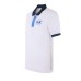 La Martina Polo SLIM FIT Bianca in cotone a manica corta con logo ricamato a rilievo 