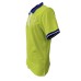 La Martina Polo SLIM FIT Verde Lime in cotone a manica corta con logo ricamato a rilievo 
